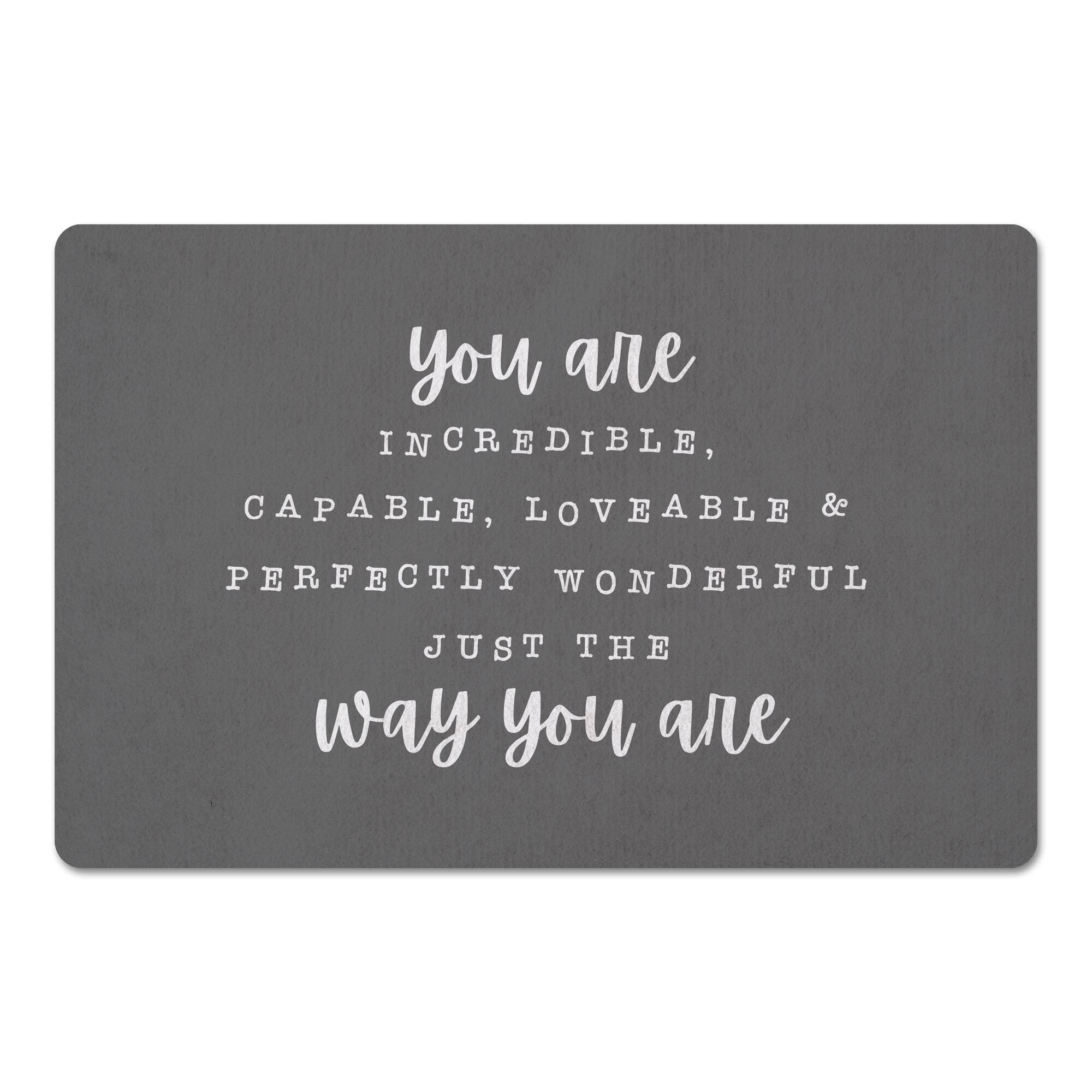 18" x 27" Just the Way You Are Floor Mat